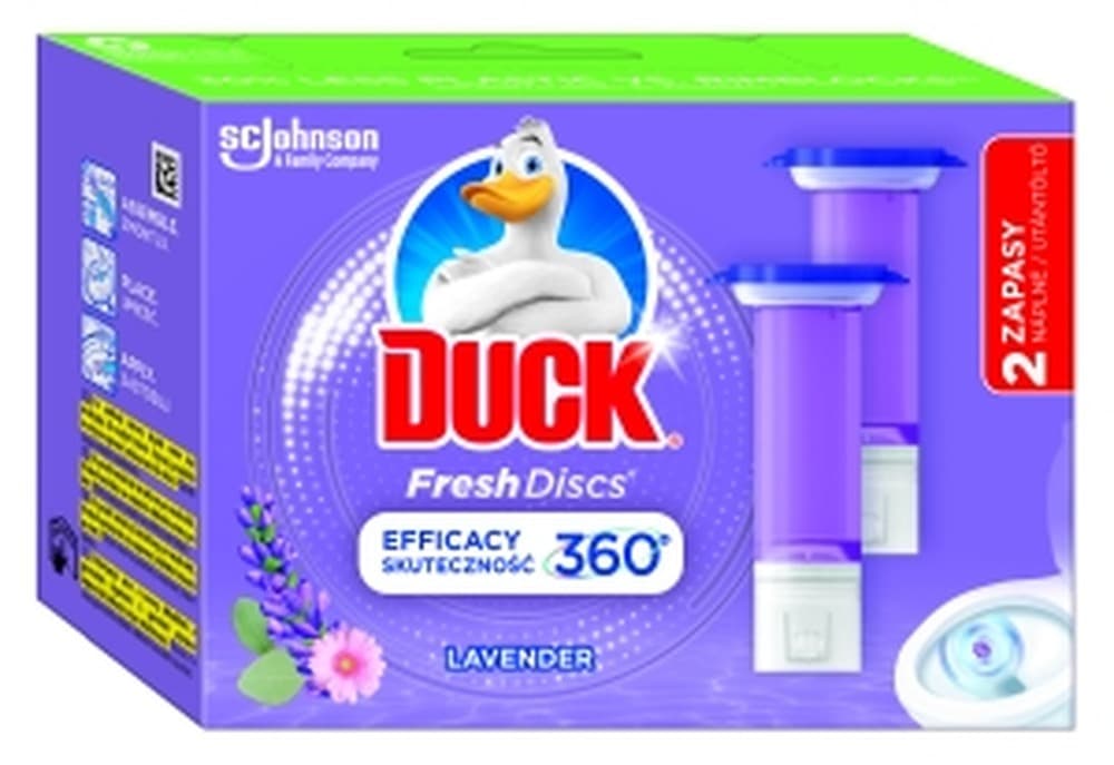 Duck WC Fr.Discs zapas lawendowy 12 sztuk