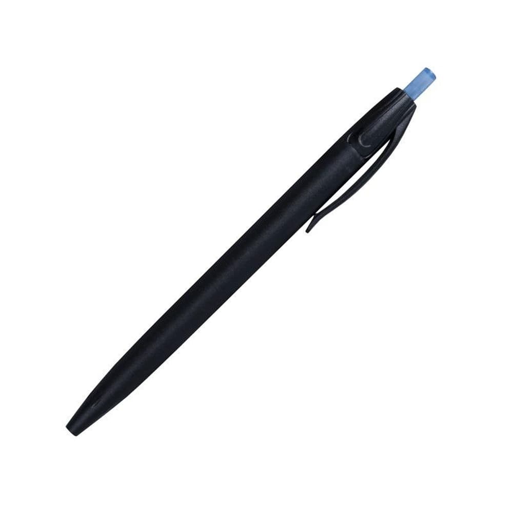 Długopis automatyczny Claro Black Jet RT z niebieskim wkładem, 10 sztuk