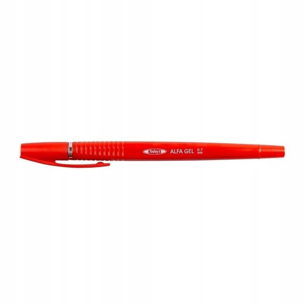 Długopis żelowy 10 sztuk DELI Max Writer 0.7 mm czerwony