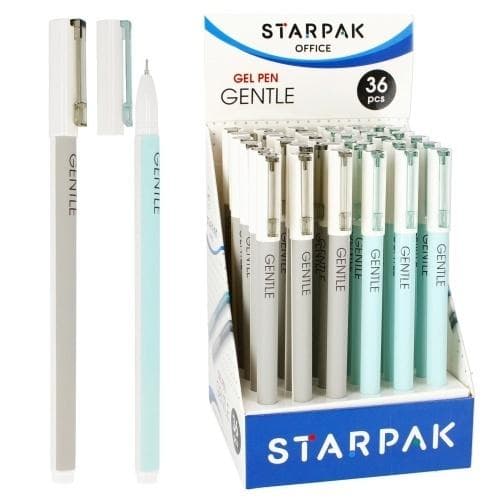 Długopisy żelowe Gentle 36 sztuk Starpak
