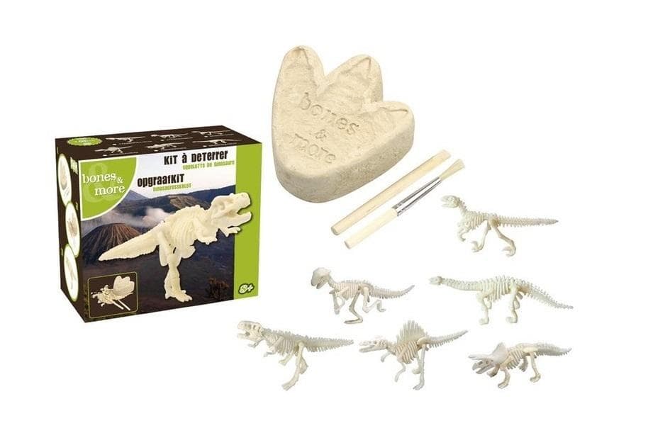 Duża figurka dinozaura - wykopalisko odcisk MIX wzorów