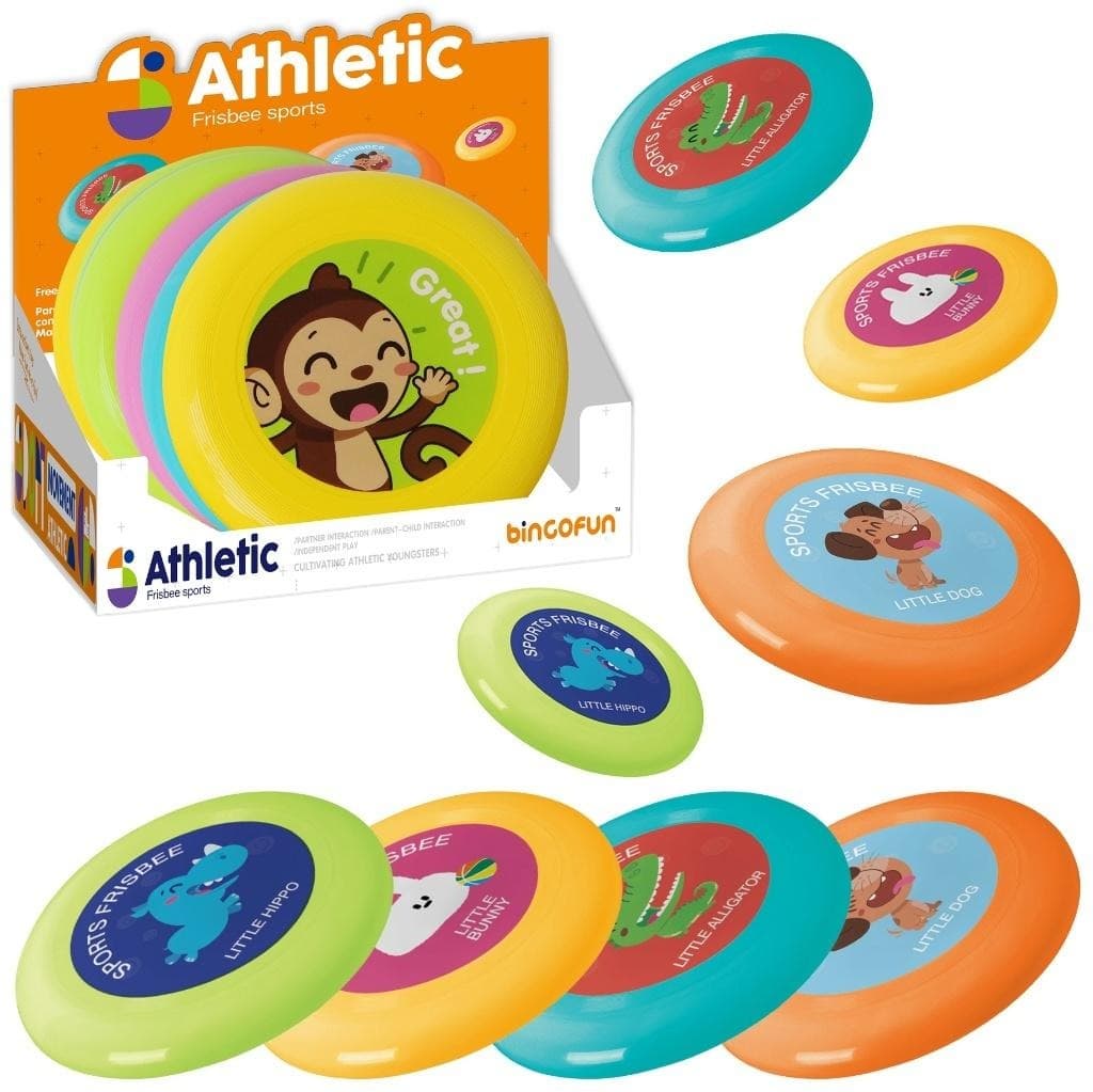 Dysk frisbee kolorowy do rzucania dla dzieci
