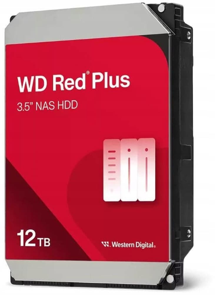 Dysk HDD 12 TB WD Red Plus 3.5 cala 512 MB 7200 obr/min