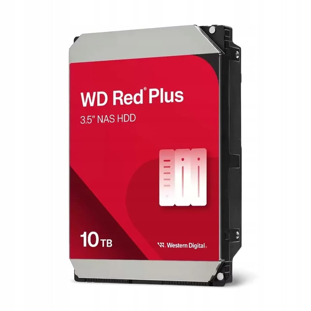 Dysk HDD WD Red Plus 10 TB 3.5 cala 512 MB 7200 obr/min