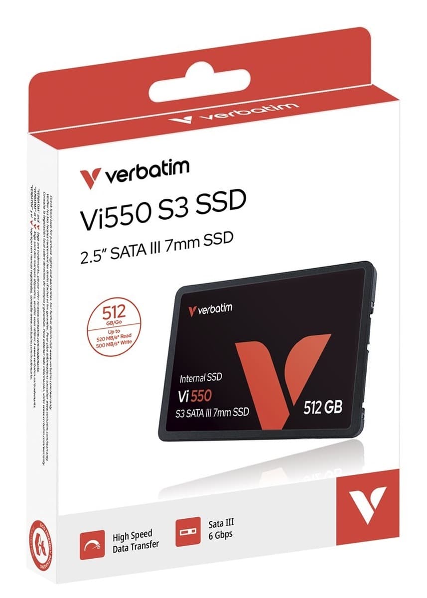Dysk SSD Verbatim VI550 S3 49352 512 GB 2.5" SATA III