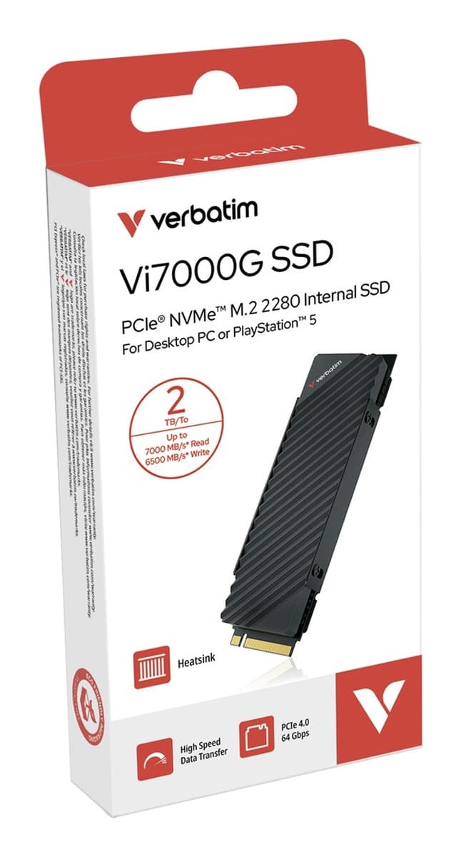 Dysk SSD Verbatim Vi7000G 2 TB M.2 NVMe PCIe 4.0