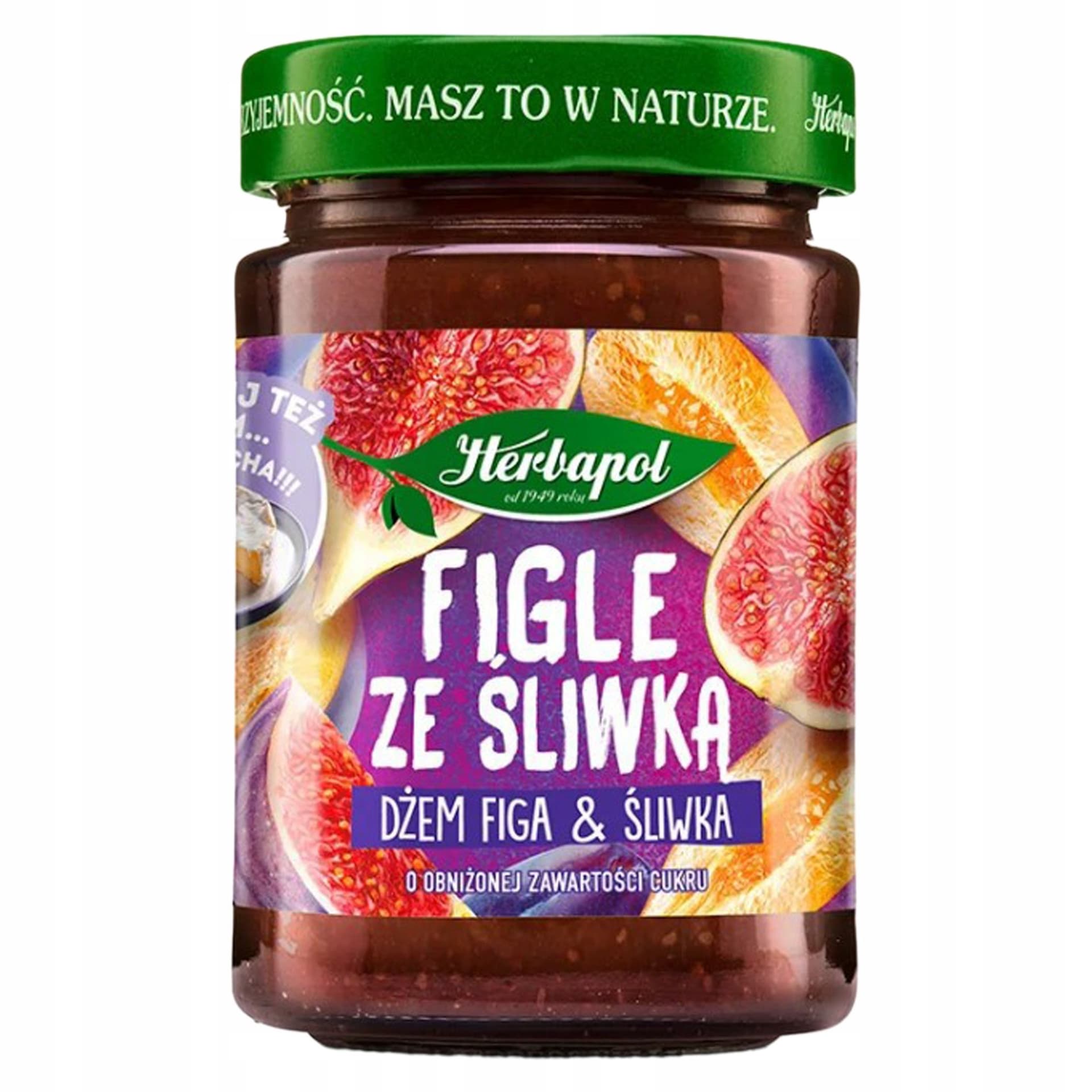 Herbapol dżem Figle ze śliwką - figa & śliwka 280 g