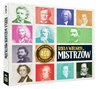 Dzieła wielkich mistrzów - 4 płyty CD z muzyką klasyczną