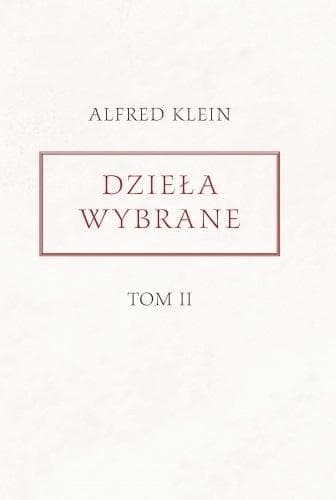 Dzieła wybrane Alfred Klein - Tom 2