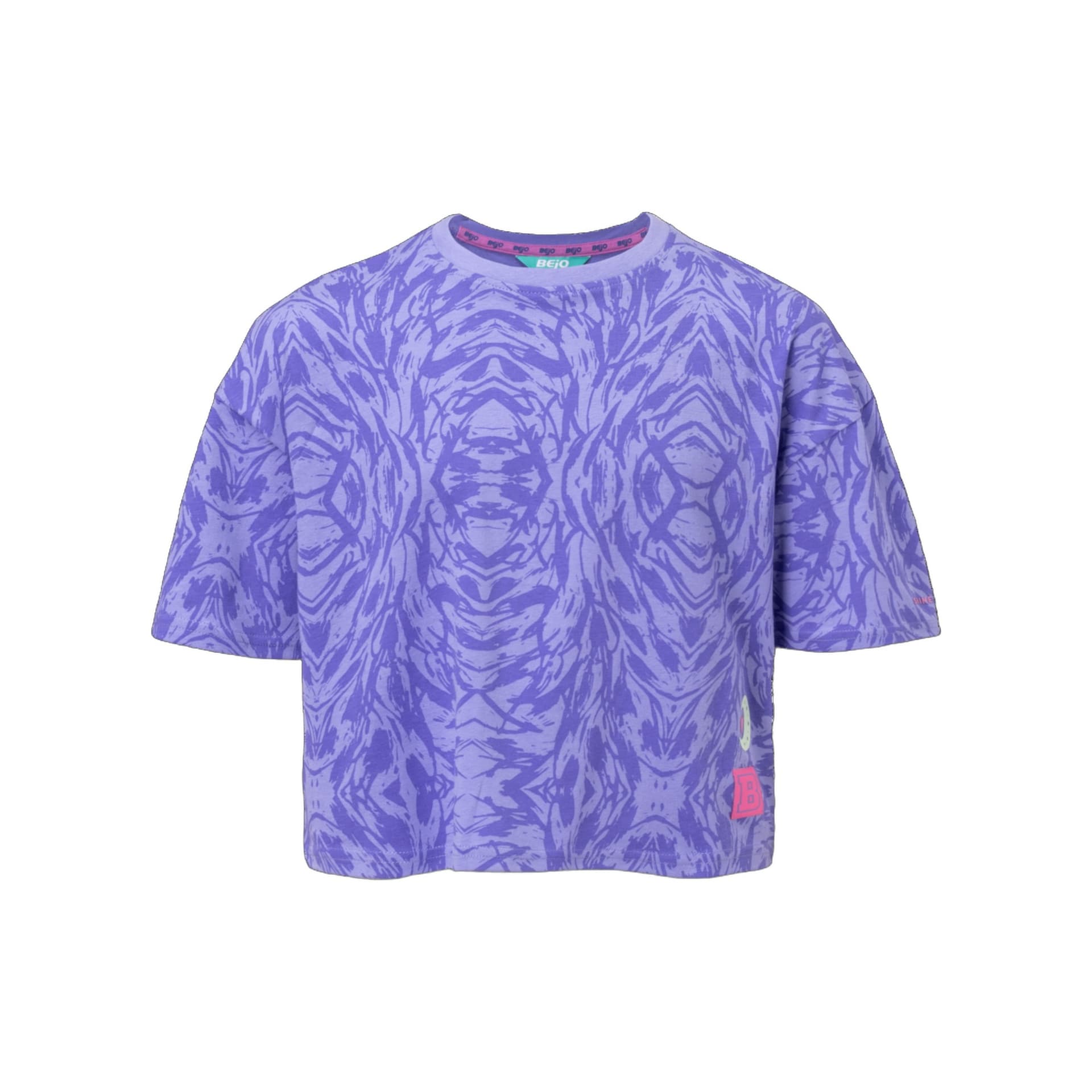 Dziecięca koszulka z krótkim rękawem Farias Blueberry KDG Violet Storm Print