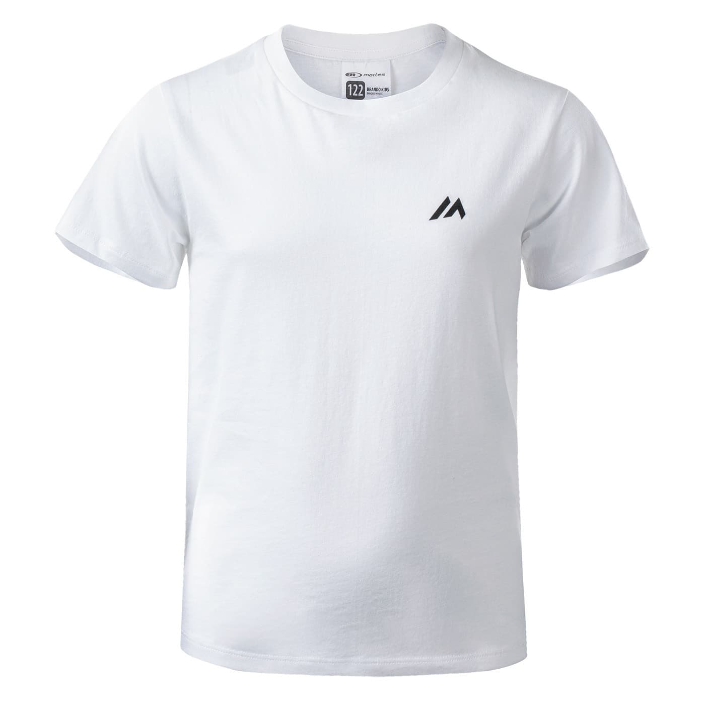 Dziecięca koszulka z krótkim rękawem MANDO KIDS BRIGHT WHITE