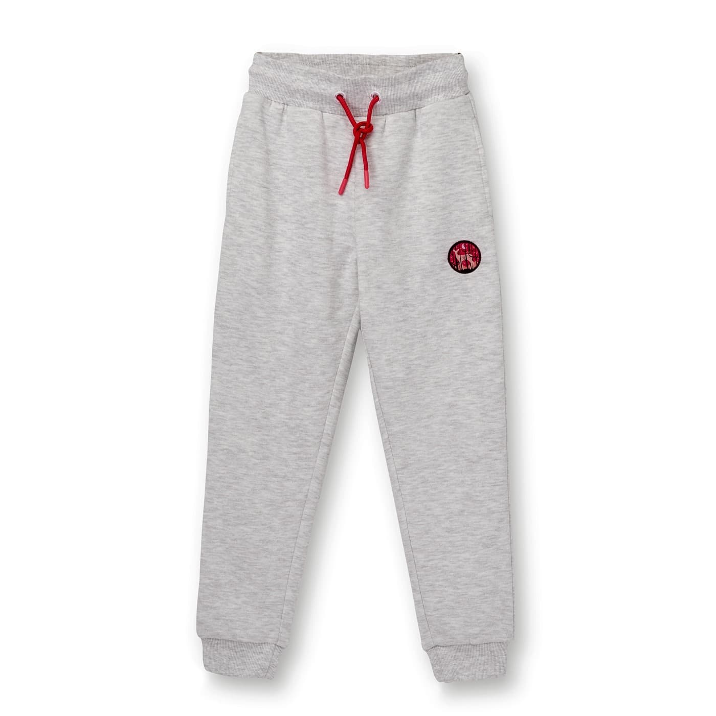 Dziecięce spodnie DAINA KDG LIGHT GREY MELANGE rozmiar 110