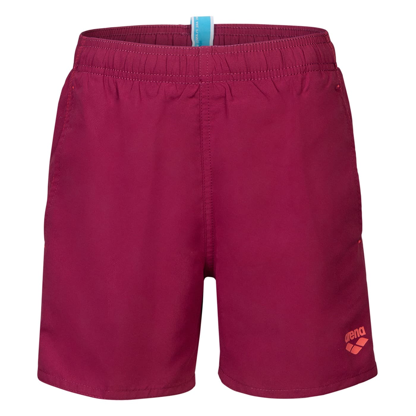 Chłopięce Szorty Arena Boys' Beach Boxer Solid R ciemnofioletowo-pomarańczowo-koralowe