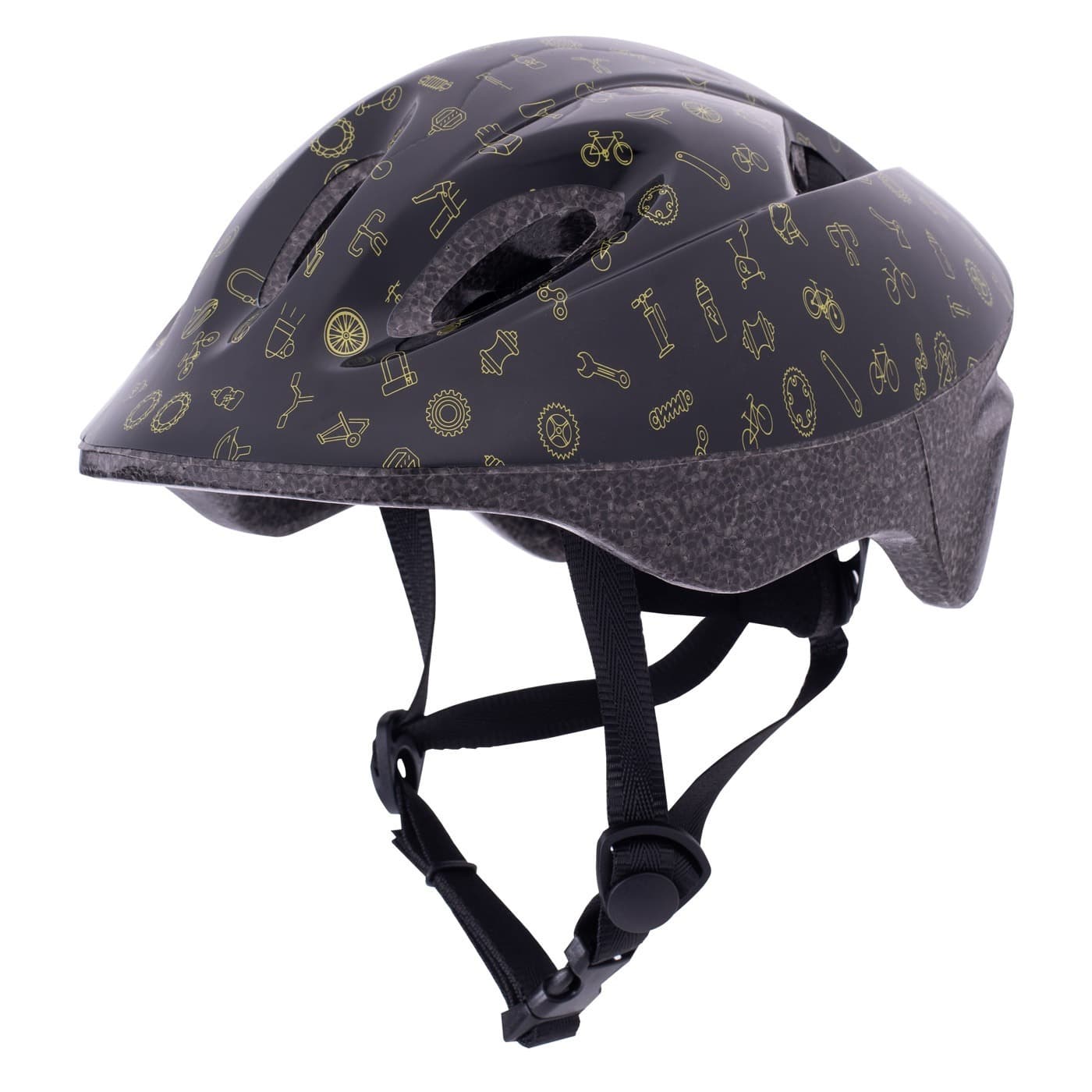 Dziecięcy kask rowerowy Martes Beinn Jr czarno-zielone