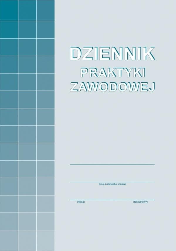 Dziennik praktyki zawodowej A-100-3 format A5 32 strony