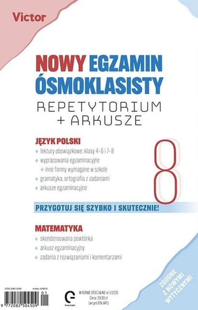 Egzamin ósmoklasisty język polski i matematyka 2025 - praca zbiorowa