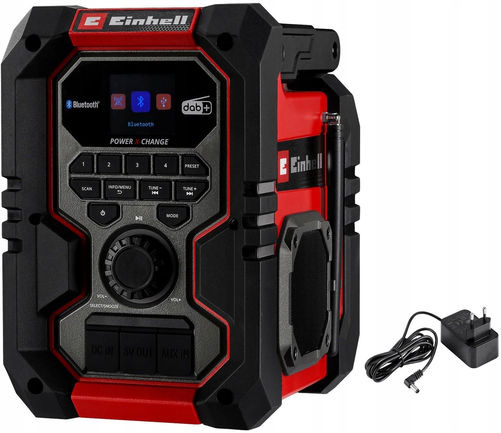 Einhell TE-CR 18 Li DAB+/FM/BT Radio Akumulatorowe