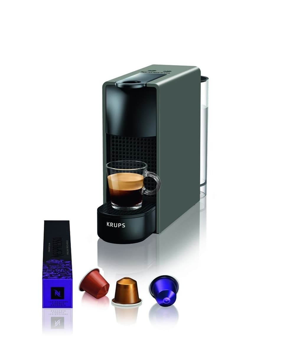 Ekspres kapsułkowy Krups Nespresso Essenza Mini XN110B szary 1310W