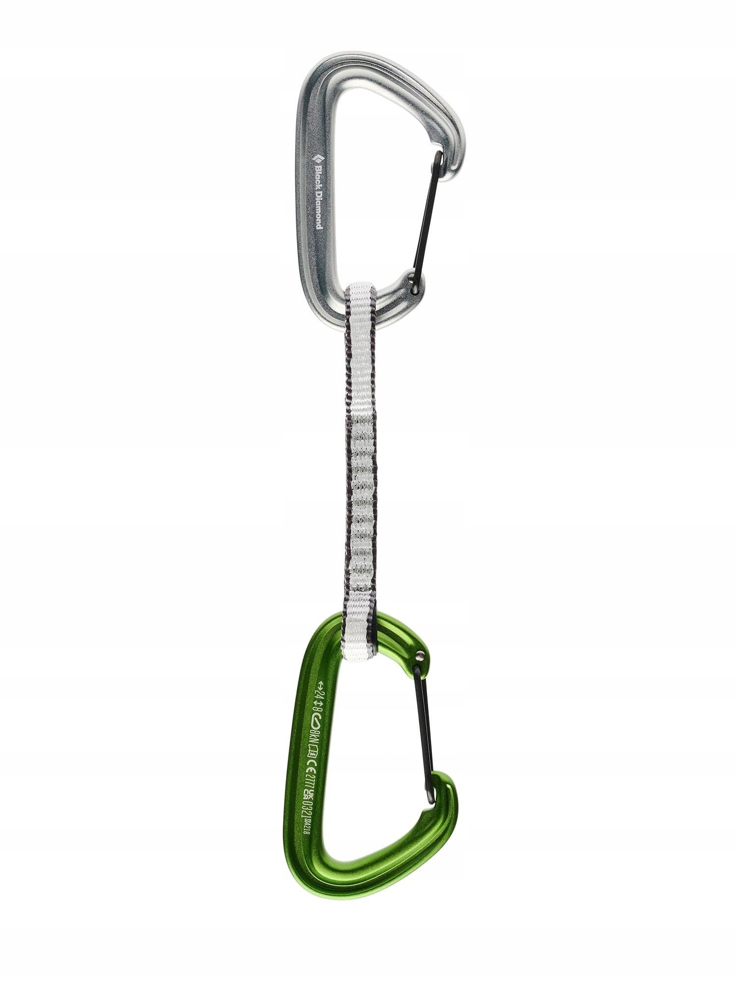 Ekspresy wspinaczkowe Black Diamond HotForge Hybrid Quickpack 12 cm - octane