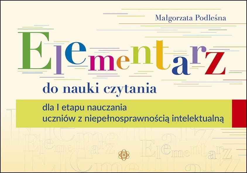 Elementarz do nauki czytania dla uczniów I etapu edukacyjnego