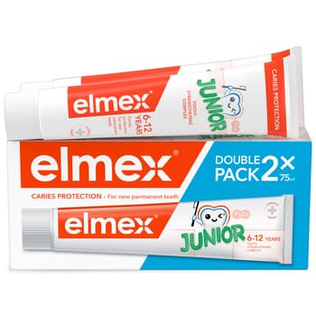 Elmex Pasta do Zębów Junior 6+ 2 x 75 ml