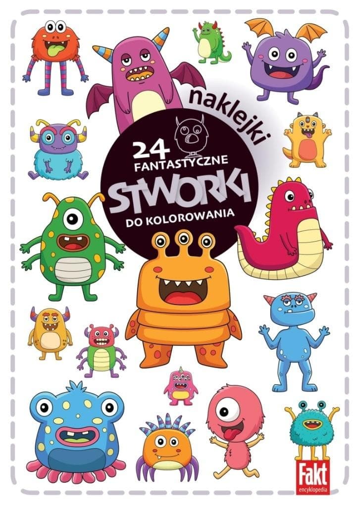 Encyklopedia 24 fantastyczne stworki dla dzieci - praca zbiorowa