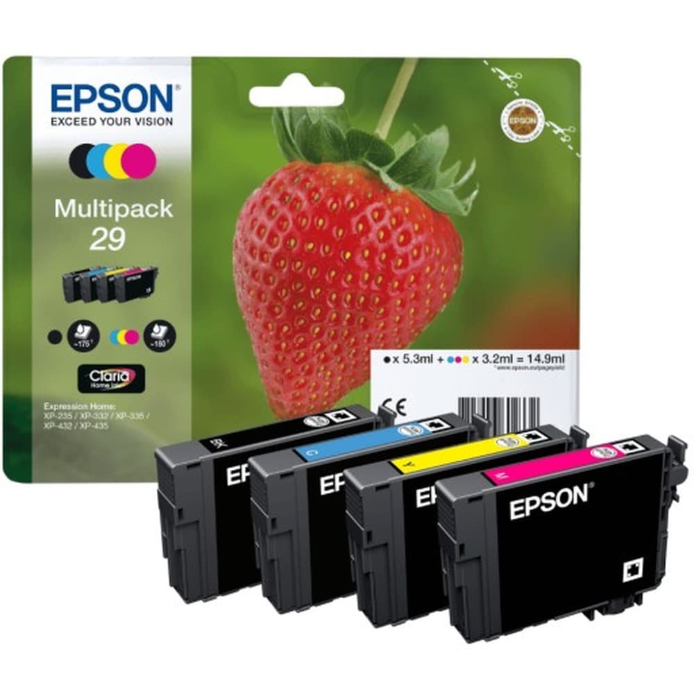 Epson Strawberry Multipack 29 Claria Home Ink - 4 kolory