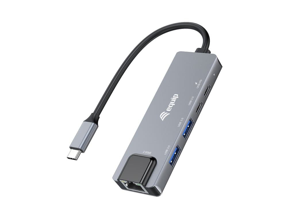 Equip 133496 Stacja Dokująca USB-C, Szara