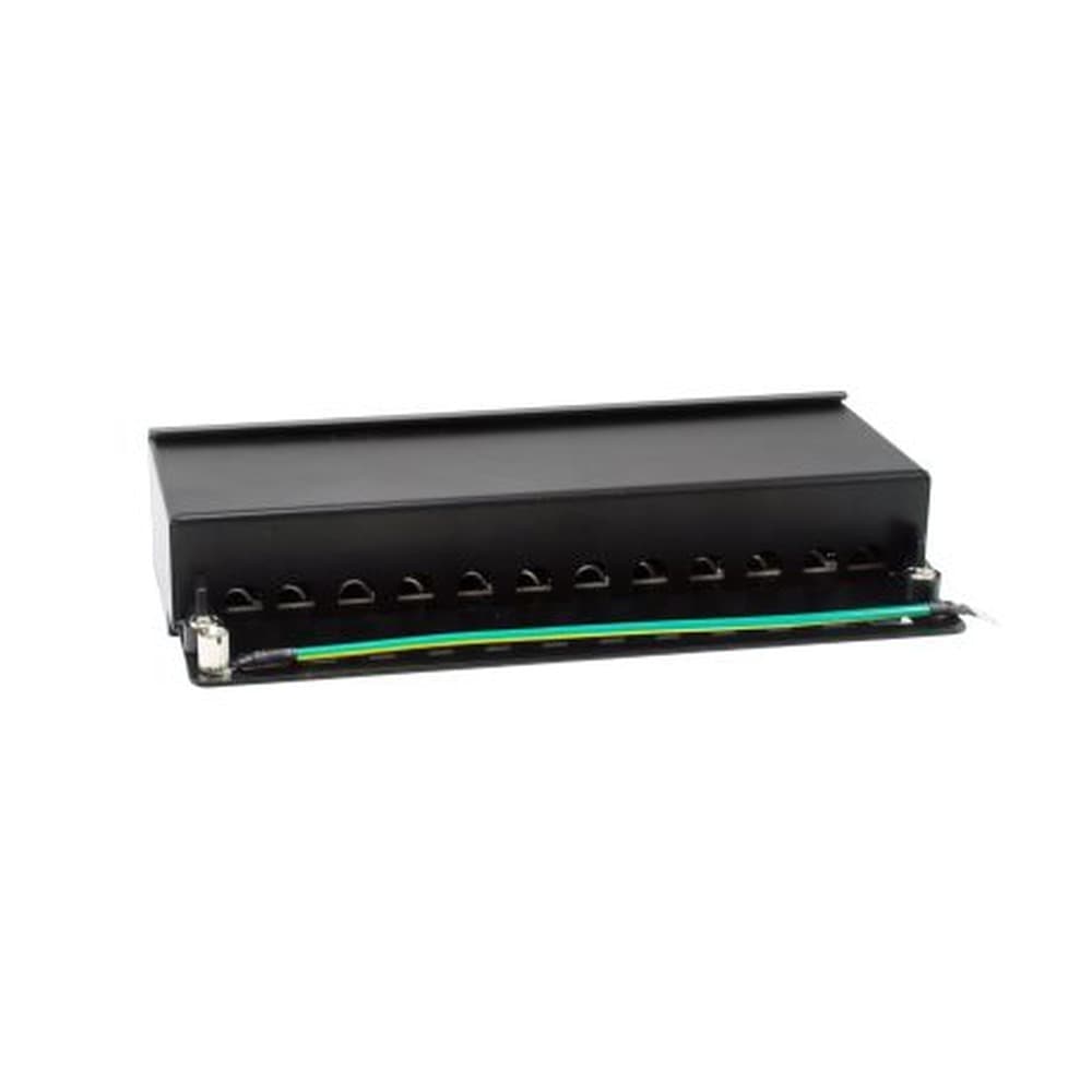 Equip Patchpanel 12xRJ45 Cat6a Desktop 500MHz RAL9005