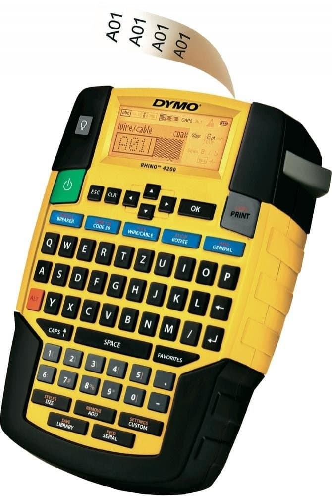 Etykieciarka uniwersalna DYMO RHINO 4200 z klawiaturą QWERTZ