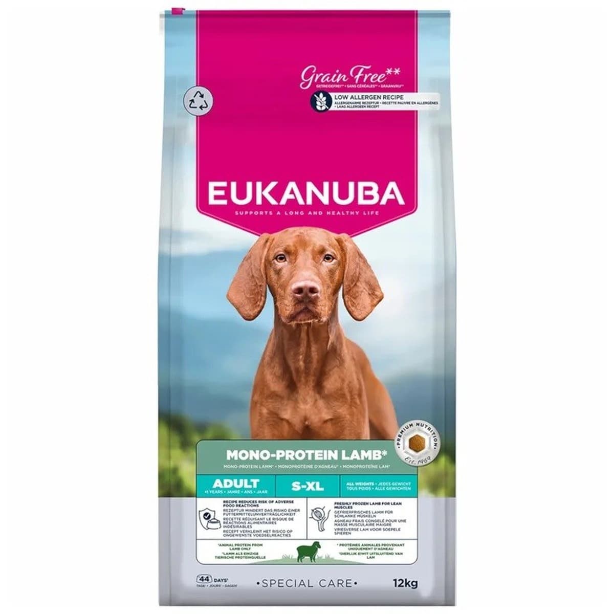 EUK DOG AD MONO PROTEIN LAMB Karma dla psa jagnięcina 12kg