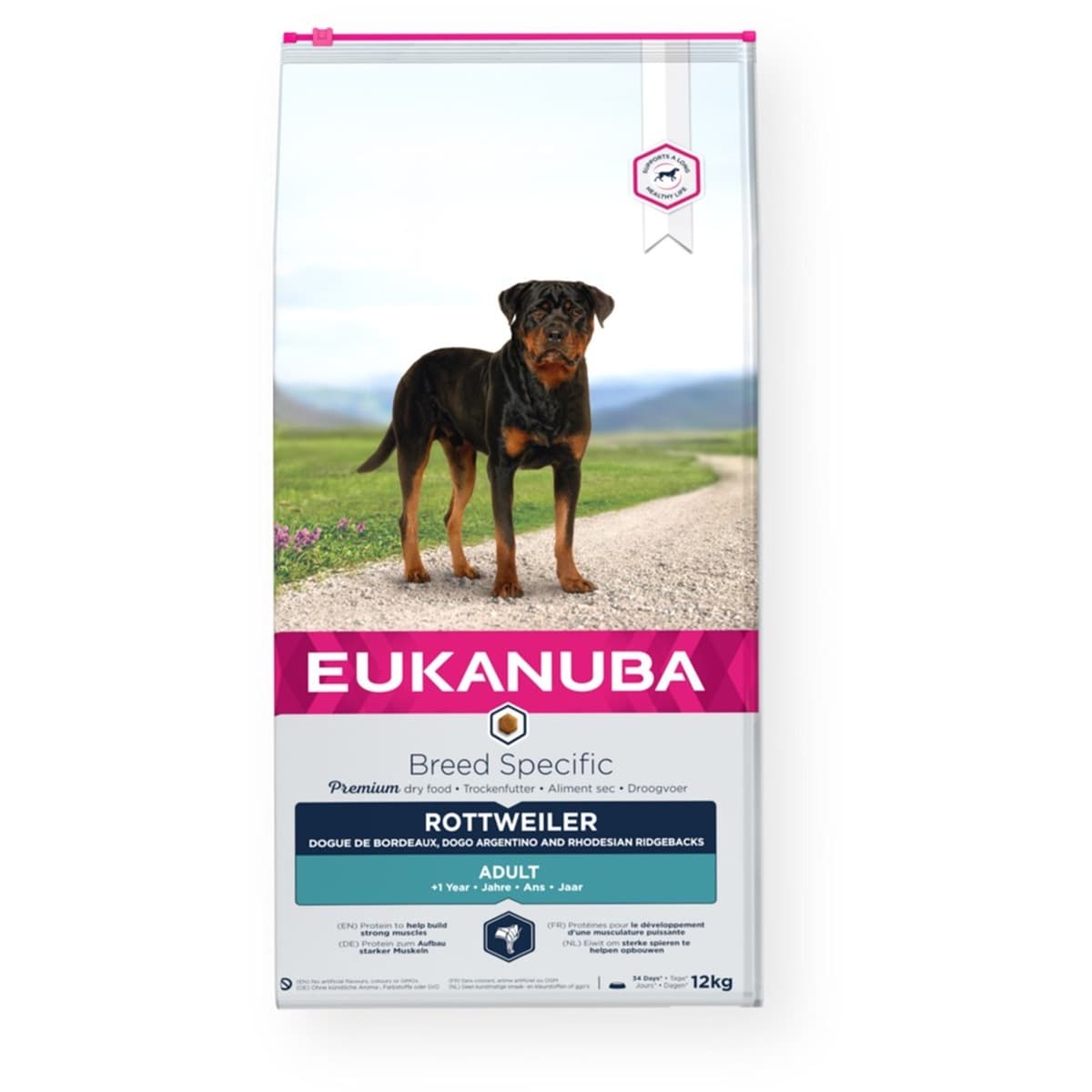 EUKANUBA Adult Rottweiler Karma sucha dla psa 12kg