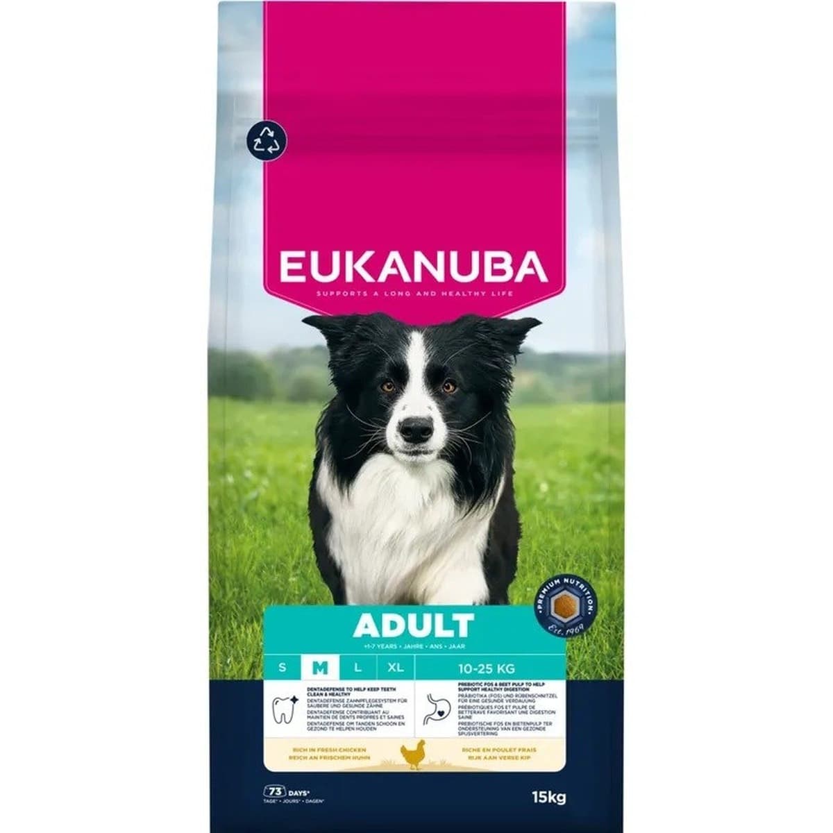Eukanuba Karma sucha dla psów średnich ras z kurczakiem 15 kg