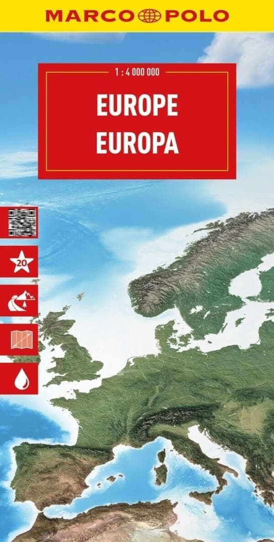 Mapa drogowa Europy 1:4 mln - praca zbiorowa
