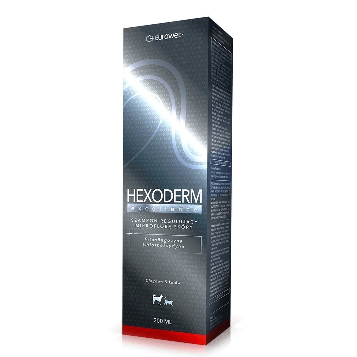 Eurowet Hexoderm Excellence Szampon Wsparcie Mikroflory Skóry dla Psa i Kota 200ml
