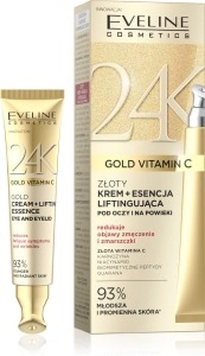Eveline 24K Gold & Vitamin C krem pod oczy 15 ml