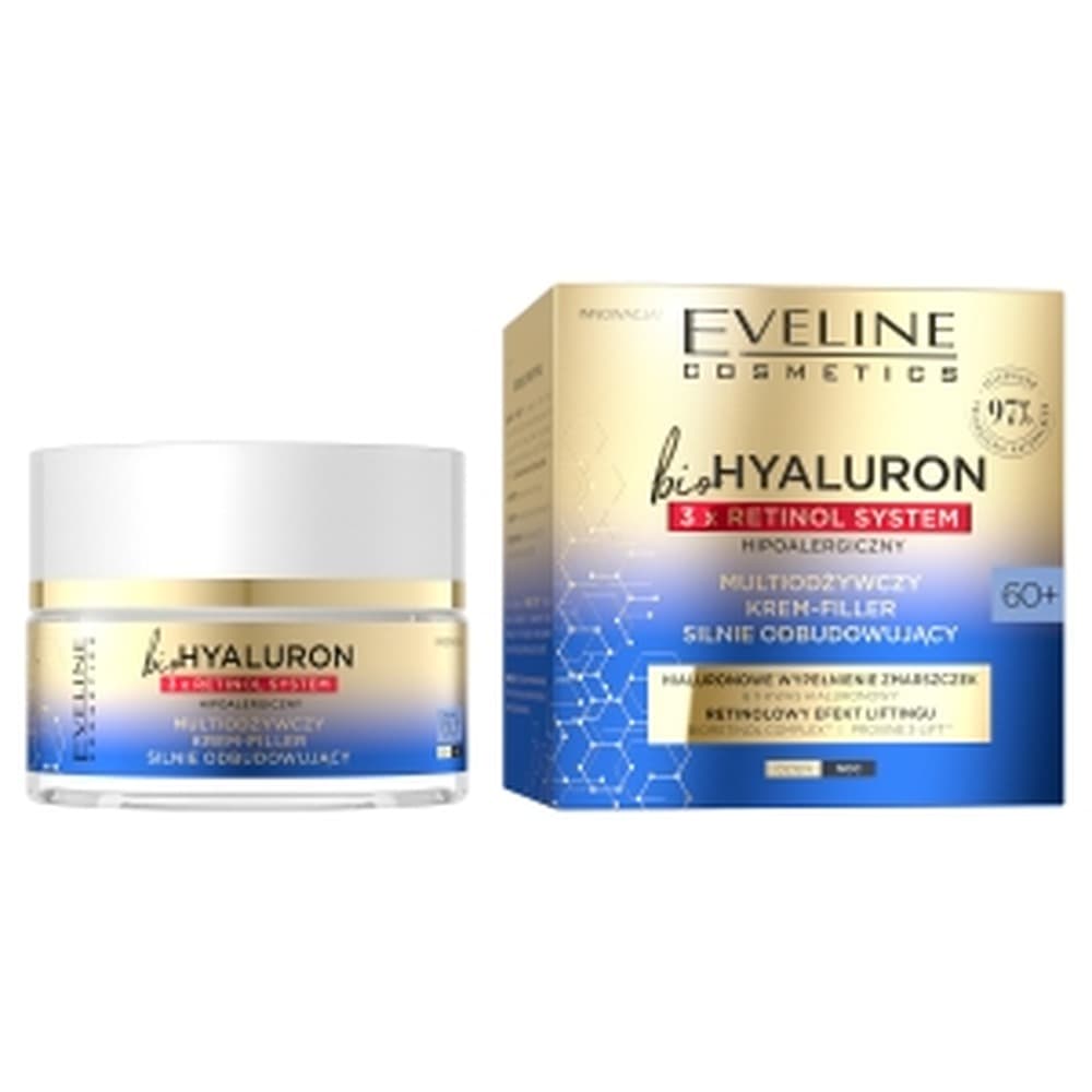 Eveline Bio Hyal 3XR Krem do Twarzy 60+ 50 ml