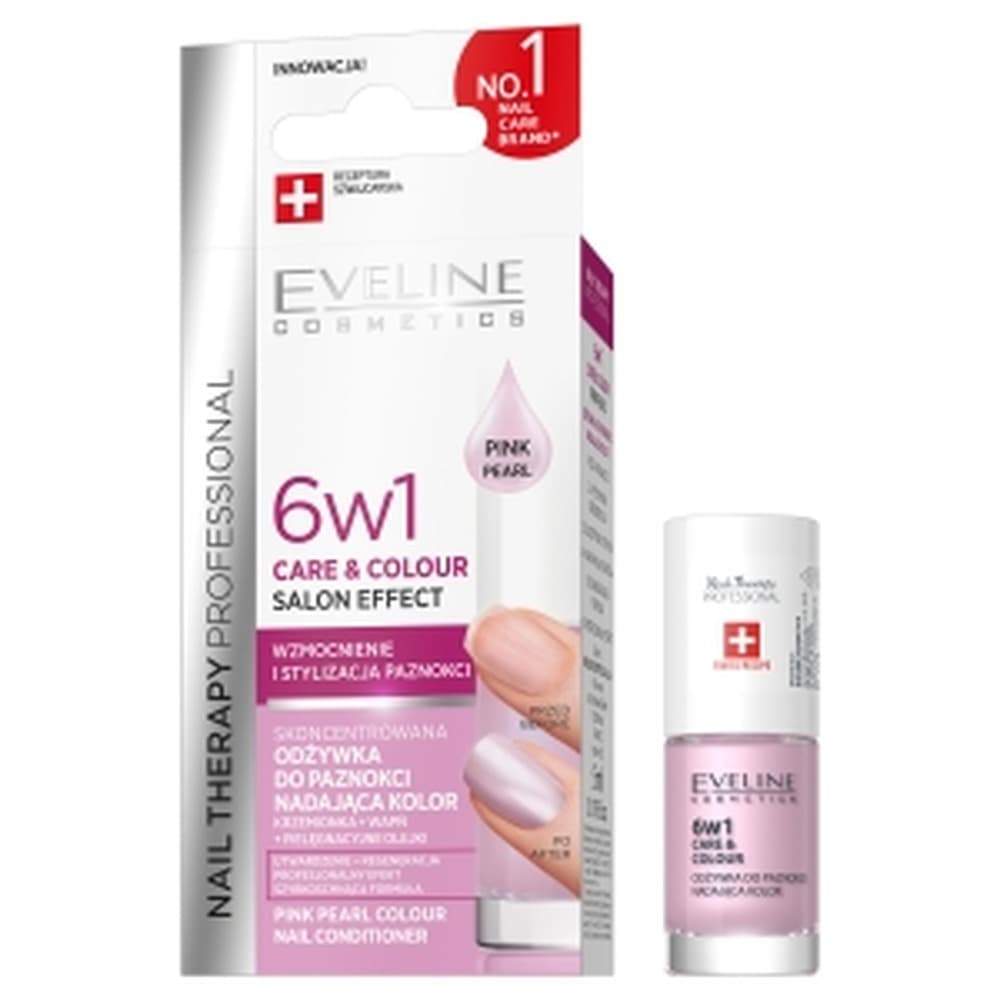 Eveline Cosmetics Odżywka do Paznokci C&C 6w1 Różowa