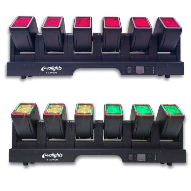 EVOLIGHTS 6 CANNON belka oświetleniowa 6x głowica