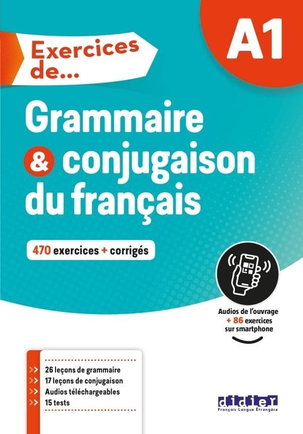 Ćwiczenia A1 z gramatyki i koniugacji do języka francuskiego