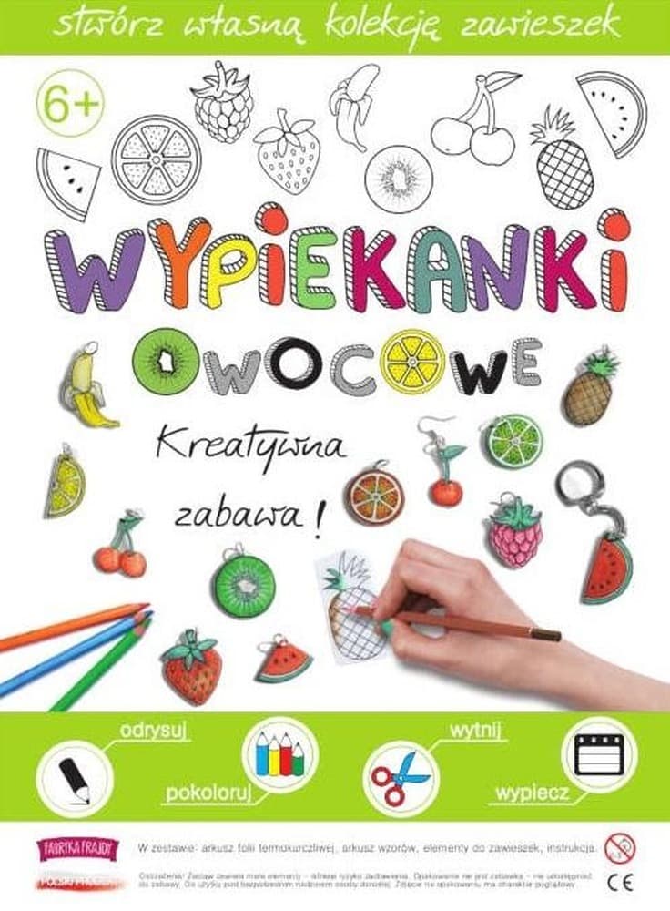 Fabryka Frajdy Wypiekanki Owocowe: Zestaw kreatywny do tworzenia breloków i ozdób