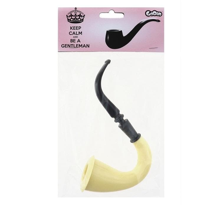 Fajka plastikowa Sherlocka Dziadka 16 cm