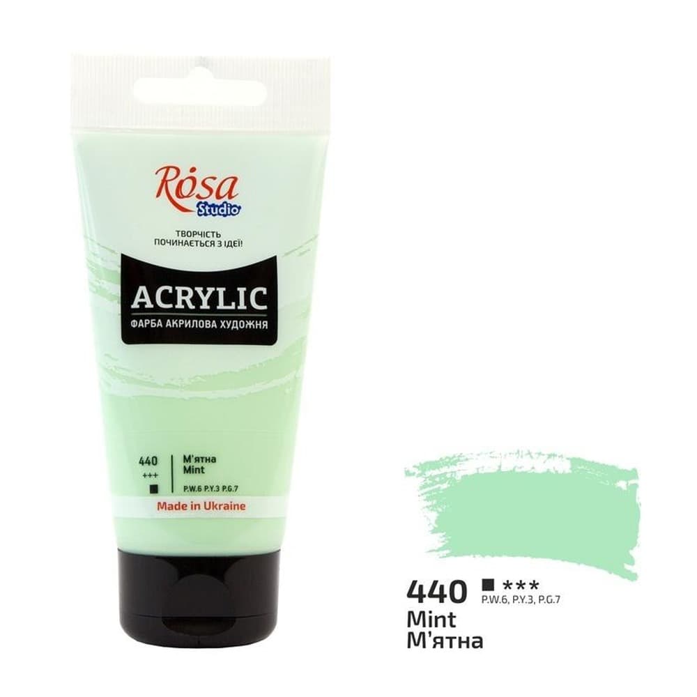 Farba akrylowa wodorozcieńczalna mint 440 75 ml