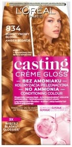 Farba do włosów L'Oréal Paris Casting Creme Gloss 834 Bursztynowy Blond
