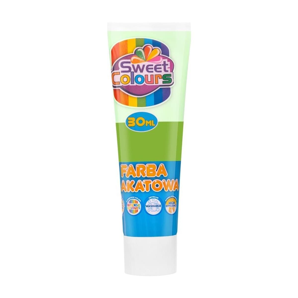Farba plakatowa jasnozielona 30 ml