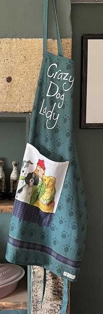 Fartuch kuchenny bawełniany Psiara Crazy Dog Lady