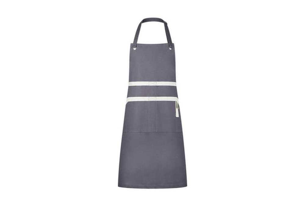 Fartuch kuchenny Le Creuset 89x79 cm klasyczny perłowy szary