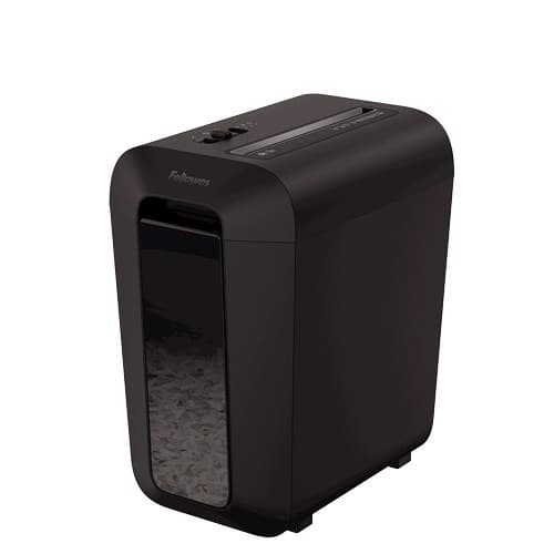 Fellowes LX65 Niszczarka Krzyżowa 4 mm Czarna