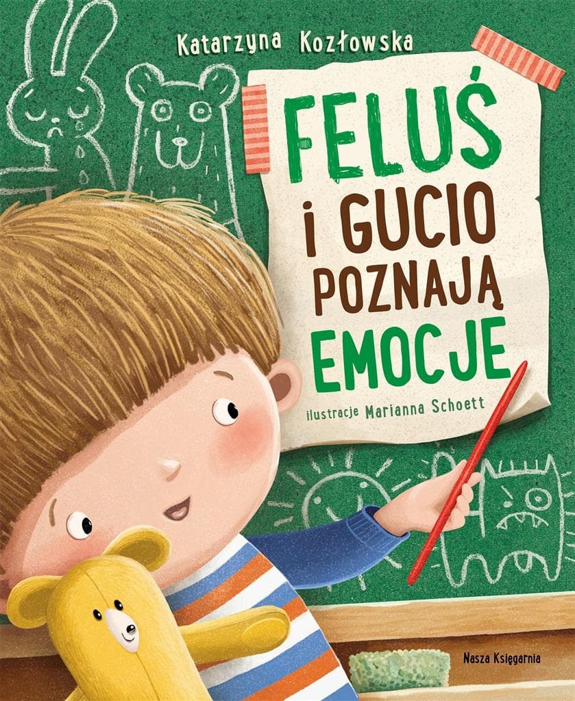 Feluś i Gucio poznają emocje - książka dla dzieci