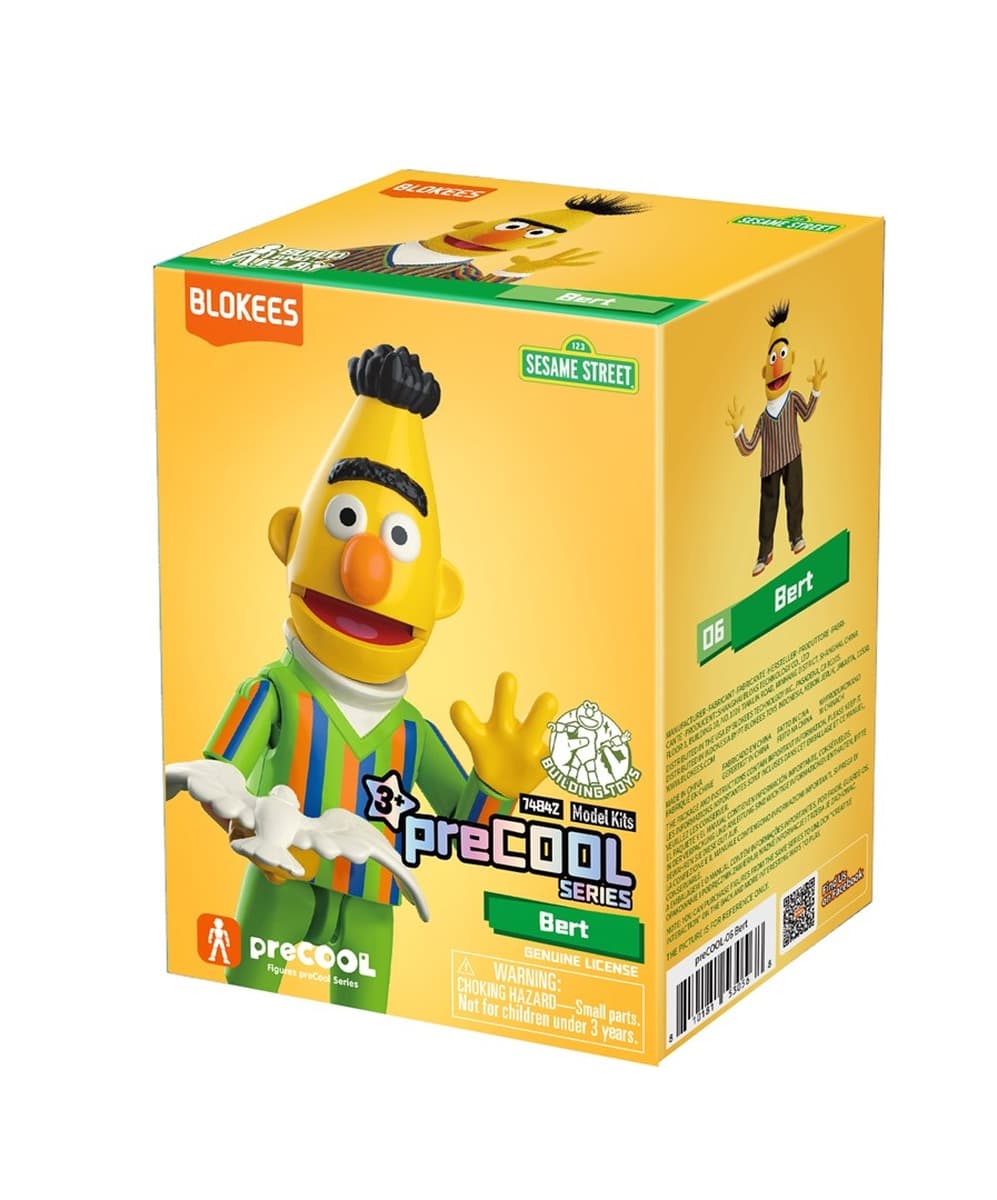 Figurka kolekcjonerska Bert z Ulicy Sezamkowej BLOKEES SESAME STREET FIGURES preCOOL S1